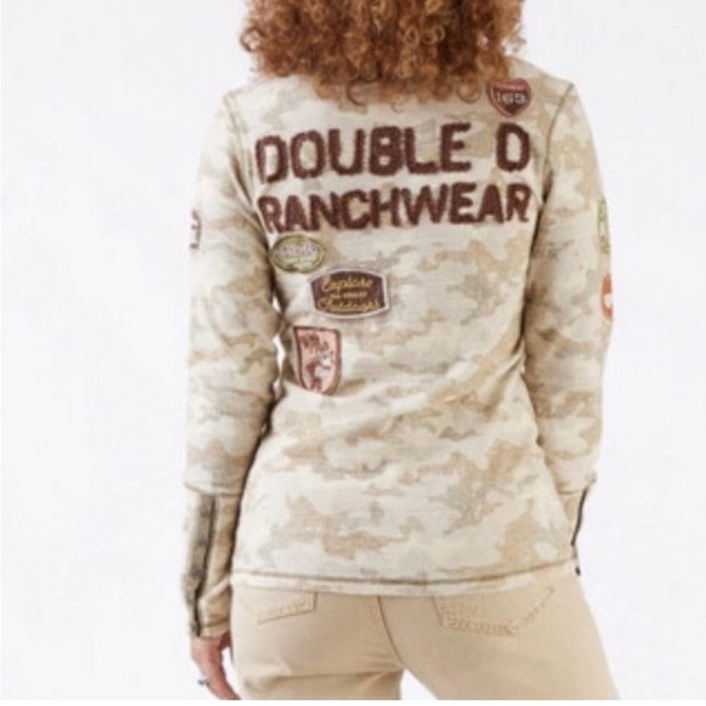 Double D Ranchwear Canyon Camo Top; Size 2X; New - Picture 3 of 10